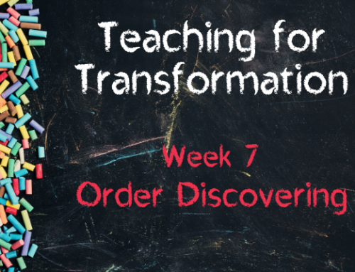 TfT Week 7 – Order Discovering