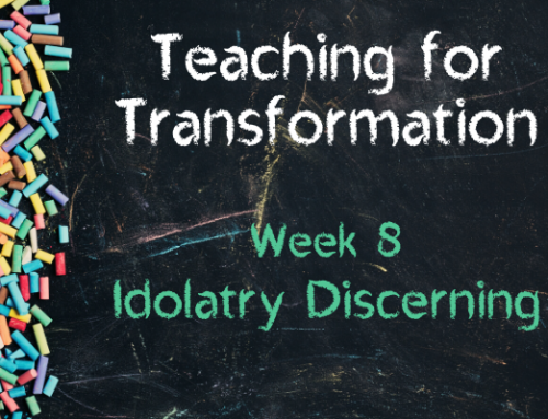 TfT Week 8 – Idolatry Discerning